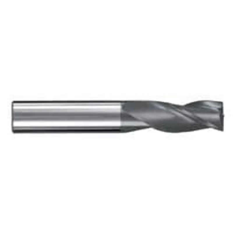 KYOCERA SGS 1, 1-1/2 LOC, 1 Shank Diam, 4 OAL, 3 Flute, Solid Carbide Square End Mill Single End, AlTiN Finish, Spira...